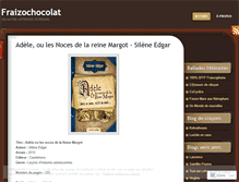 Tablet Screenshot of fraizochocolat.wordpress.com