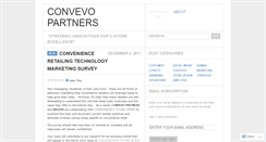 Desktop Screenshot of convevo.wordpress.com