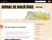 Tablet Screenshot of jurnaldebucatarie.wordpress.com