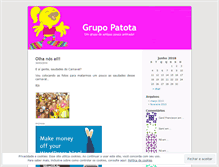 Tablet Screenshot of grupopatota.wordpress.com