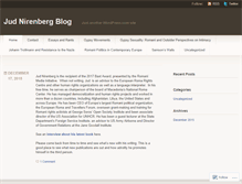 Tablet Screenshot of judnirenberg.wordpress.com