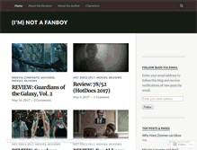 Tablet Screenshot of imnotafanboy.wordpress.com