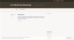 Desktop Screenshot of iccwclivestream.wordpress.com
