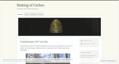 Desktop Screenshot of makingofcaches.wordpress.com