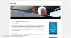 Desktop Screenshot of bricoleblog.wordpress.com