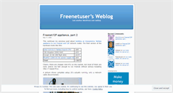 Desktop Screenshot of freenetuser.wordpress.com