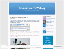 Tablet Screenshot of freenetuser.wordpress.com