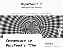 Tablet Screenshot of departmenty.wordpress.com