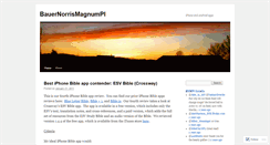 Desktop Screenshot of bauernorrismagnumpi.wordpress.com