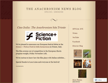 Tablet Screenshot of anachroblog.wordpress.com