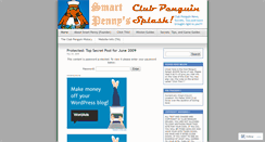 Desktop Screenshot of clubpenguinsplashhome.wordpress.com