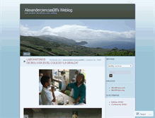 Tablet Screenshot of alexanderciencias08.wordpress.com