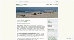 Desktop Screenshot of beachpeanuts.wordpress.com