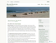 Tablet Screenshot of beachpeanuts.wordpress.com