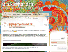 Tablet Screenshot of nimadesriandani.wordpress.com