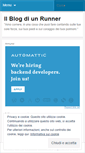 Mobile Screenshot of ilblogdiunrunner.wordpress.com