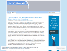 Tablet Screenshot of drwilliamwillis.wordpress.com