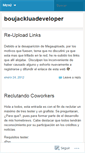 Mobile Screenshot of boujackluadeveloper.wordpress.com