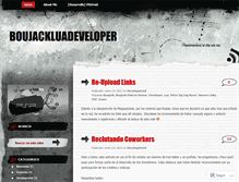 Tablet Screenshot of boujackluadeveloper.wordpress.com
