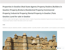 Tablet Screenshot of hotgwaliorproperties.wordpress.com