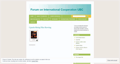 Desktop Screenshot of ficubc.wordpress.com