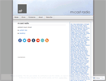 Tablet Screenshot of mcastmusic.wordpress.com