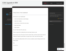 Tablet Screenshot of csmbb9.wordpress.com