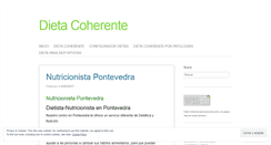 Desktop Screenshot of dietacoherente.wordpress.com