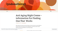Desktop Screenshot of lyndonoferrall.wordpress.com