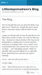 Mobile Screenshot of littlestepsinadress.wordpress.com