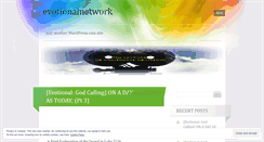 Desktop Screenshot of evotionalnetwork.wordpress.com