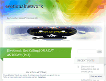 Tablet Screenshot of evotionalnetwork.wordpress.com