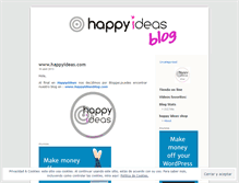 Tablet Screenshot of happyideas.wordpress.com