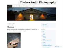 Tablet Screenshot of chelseasmithphotography.wordpress.com