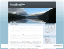 Tablet Screenshot of erinandsam.wordpress.com