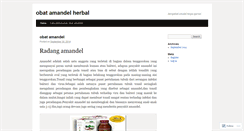 Desktop Screenshot of agenobatamandel.wordpress.com