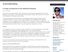 Tablet Screenshot of androiddevblog.wordpress.com