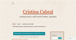Desktop Screenshot of cristicabral.wordpress.com