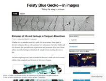 Tablet Screenshot of feistybluegeckoimages.wordpress.com