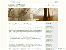 Tablet Screenshot of cairocafe.wordpress.com