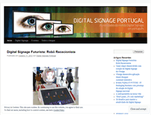 Tablet Screenshot of digitalsignageportugal.wordpress.com