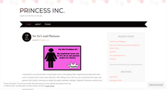 Desktop Screenshot of princessinc.wordpress.com