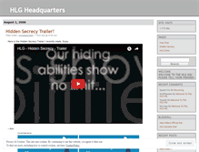 Tablet Screenshot of hlghq.wordpress.com
