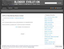 Tablet Screenshot of blenderevolution.wordpress.com