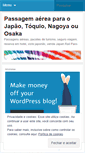 Mobile Screenshot of passagemparajapao.wordpress.com