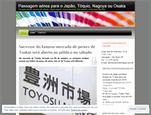 Tablet Screenshot of passagemparajapao.wordpress.com