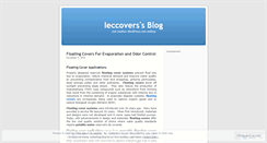 Desktop Screenshot of floatingcovers.wordpress.com