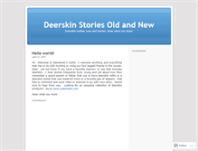 Tablet Screenshot of deerskiner.wordpress.com