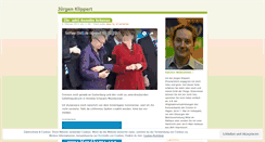 Desktop Screenshot of juergenklippert.wordpress.com