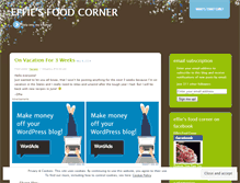 Tablet Screenshot of effiesfoodcorner.wordpress.com